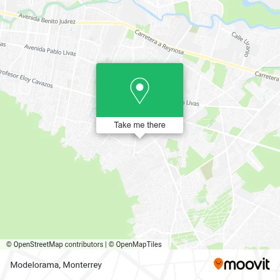 Modelorama map