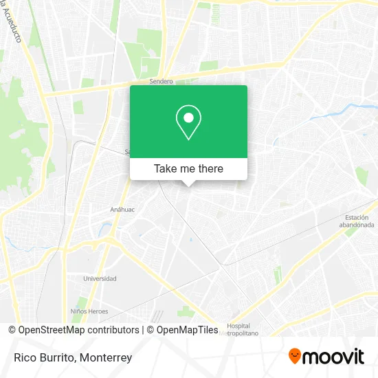 Rico Burrito map