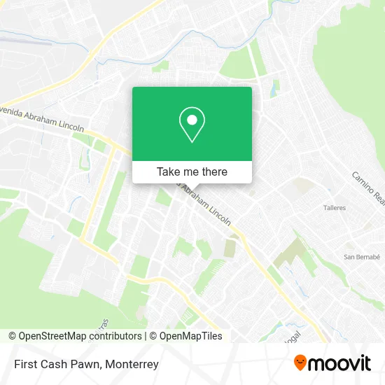 First Cash Pawn map