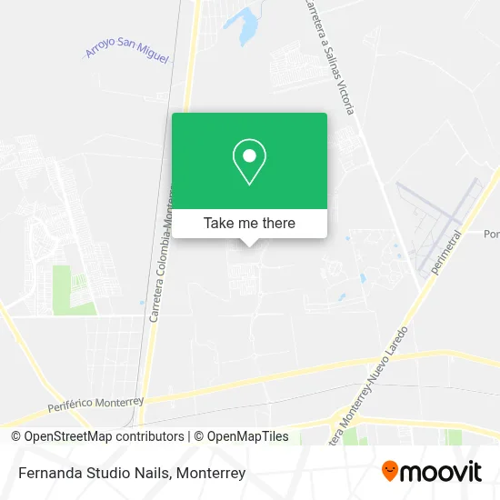 Fernanda Studio Nails map