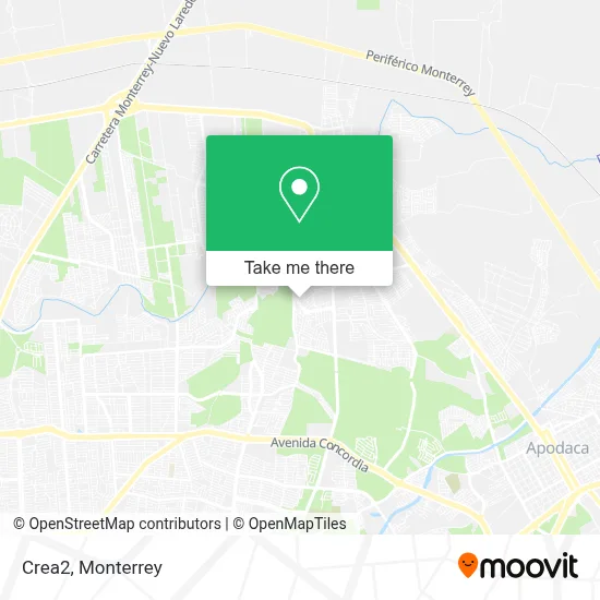 Crea2 map