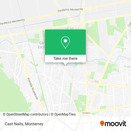 Cast Nails map