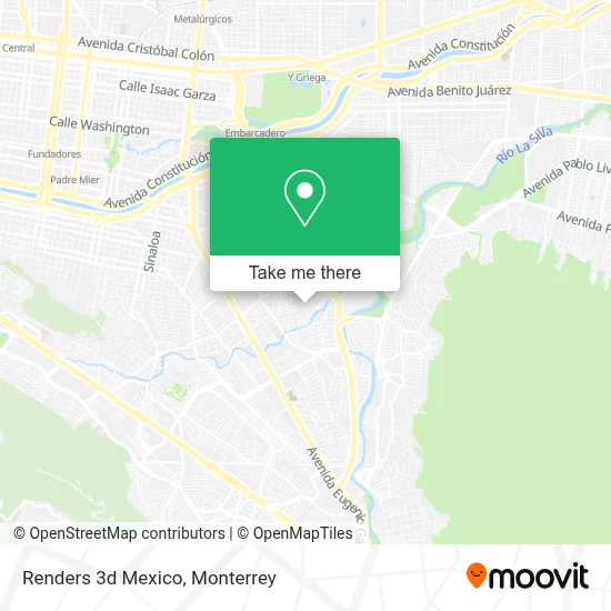 Renders 3d Mexico map