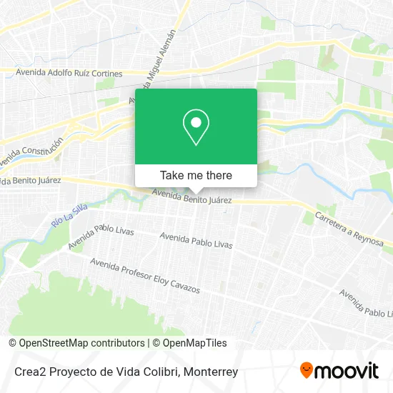 Crea2 Proyecto de Vida Colibri map