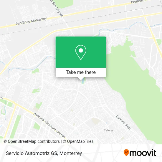 Servicio Automotriz GS map