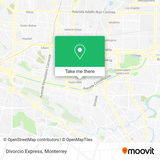 Divorcio Express map