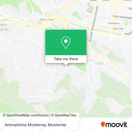 Animatiomx Monterrey map
