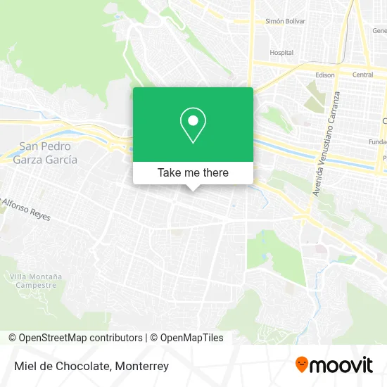 Miel de Chocolate map