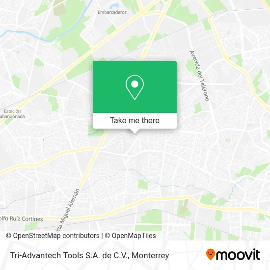 Tri-Advantech Tools S.A. de C.V. map