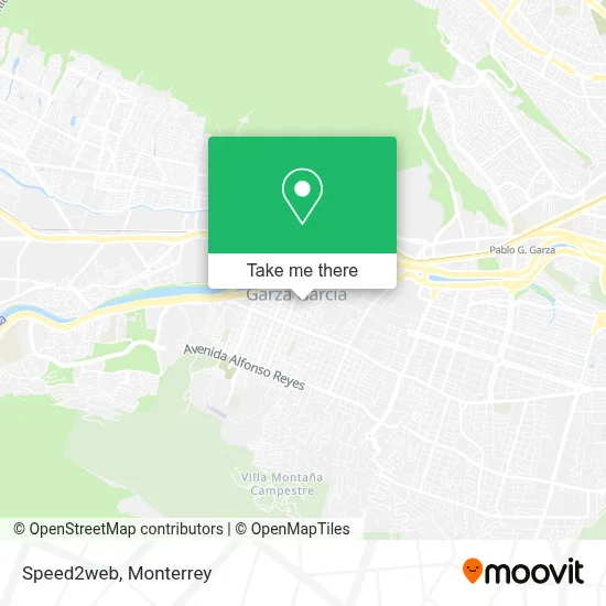 Speed2web map