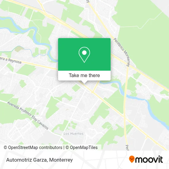 Automotriz Garza map