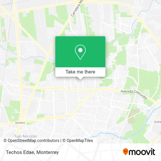 Techos Edae map