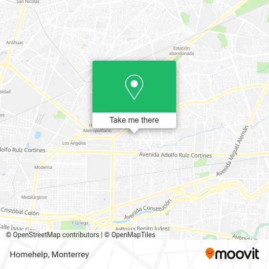 Homehelp map