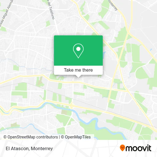 El Atascon map