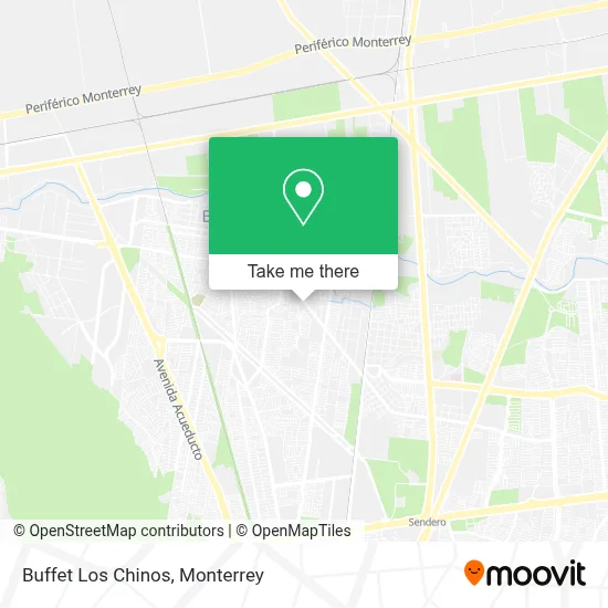 Buffet Los Chinos map