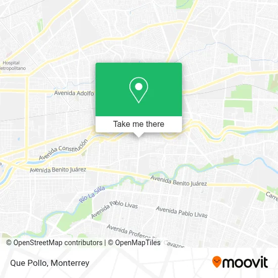 Que Pollo map