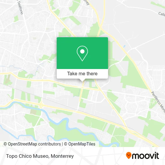Topo Chico Museo map