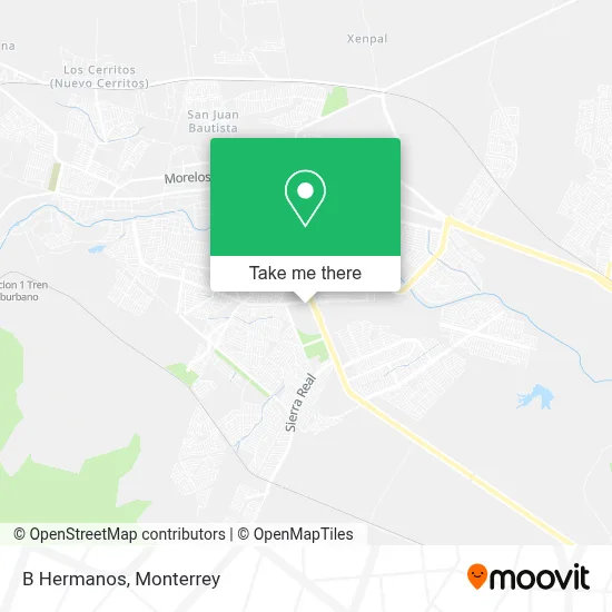 B Hermanos map