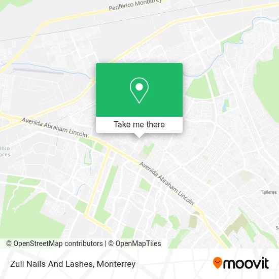 Zuli Nails And Lashes map