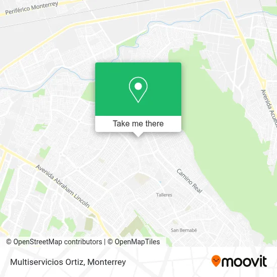 Multiservicios Ortiz map