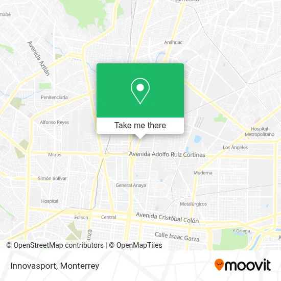 Innovasport map