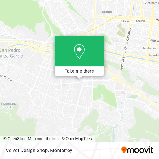 Velvet Design Shop map