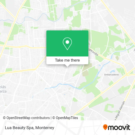 Lua Beauty Spa map