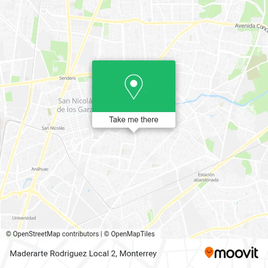 Maderarte Rodriguez Local 2 map