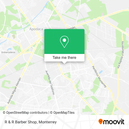 R & R Barber Shop map