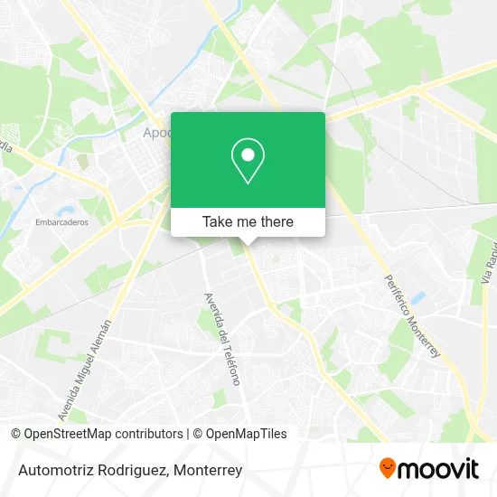Automotriz Rodriguez map