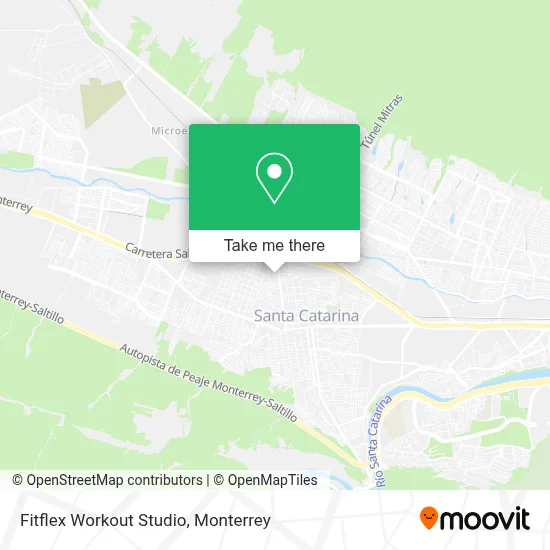 Fitflex Workout Studio map