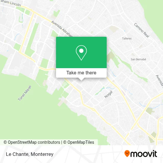 Le Chante map