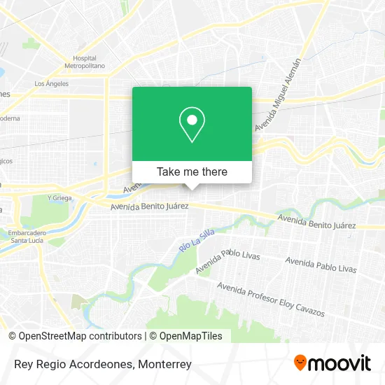 Rey Regio Acordeones map