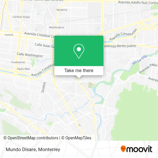 Mundo Disare map