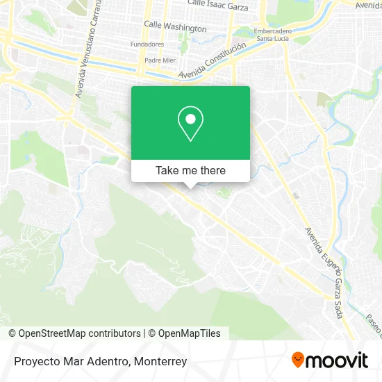 Proyecto Mar Adentro map