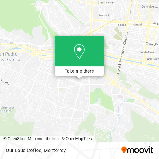 Out Loud Coffee map