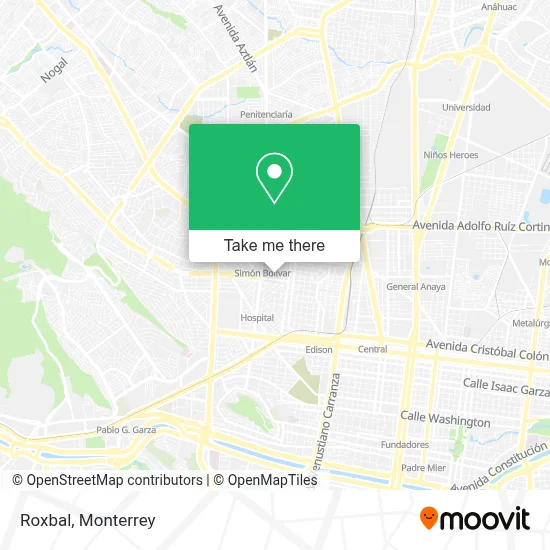 Roxbal map