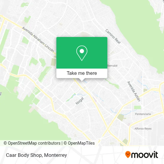 Caar Body Shop map