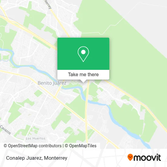 Conalep Juarez map