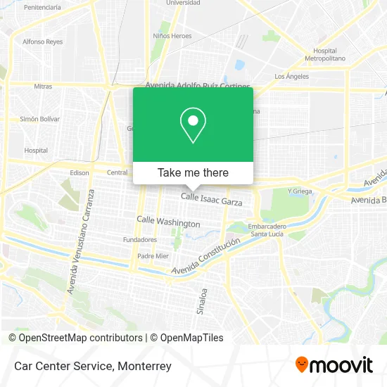Car Center Service map