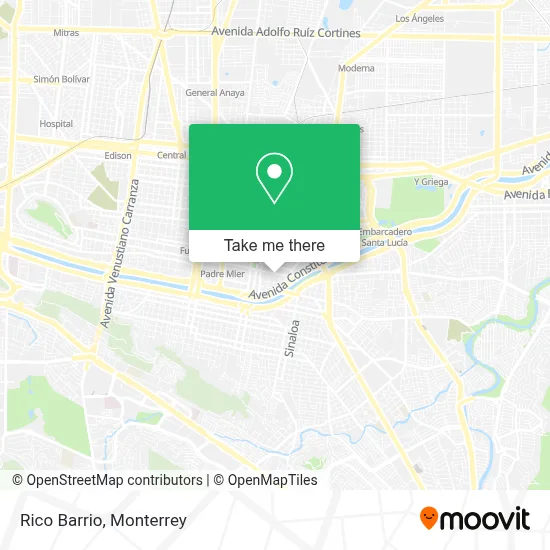Rico Barrio map