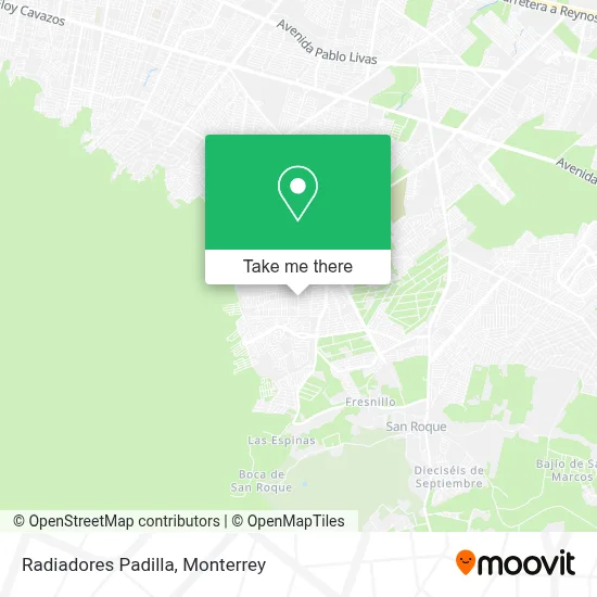 Radiadores Padilla map