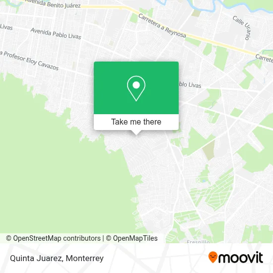 Quinta Juarez map