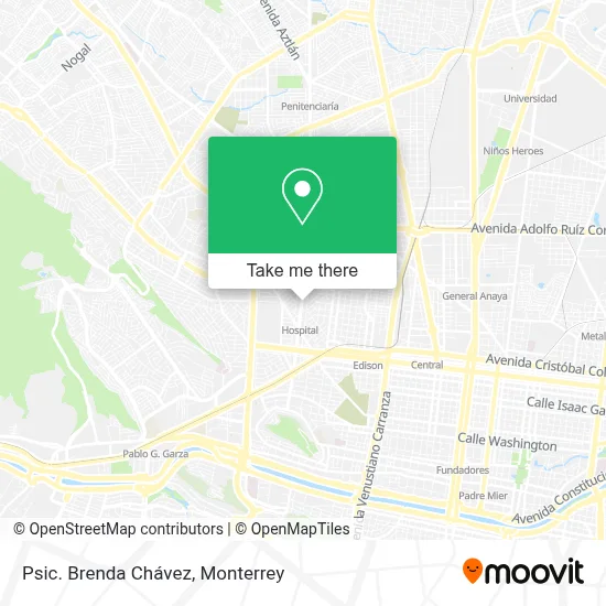 Psic. Brenda Chávez map
