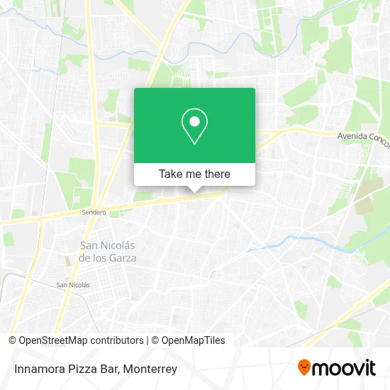 Innamora Pizza Bar map
