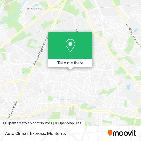 Auto Climas Express map