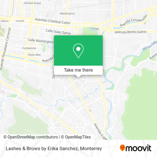 Lashes & Brows by Erika Sanchez map