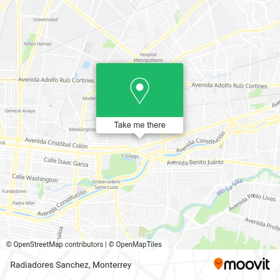 Radiadores Sanchez map