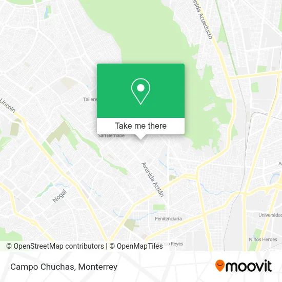 Campo Chuchas map