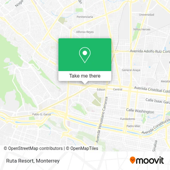Ruta Resort map